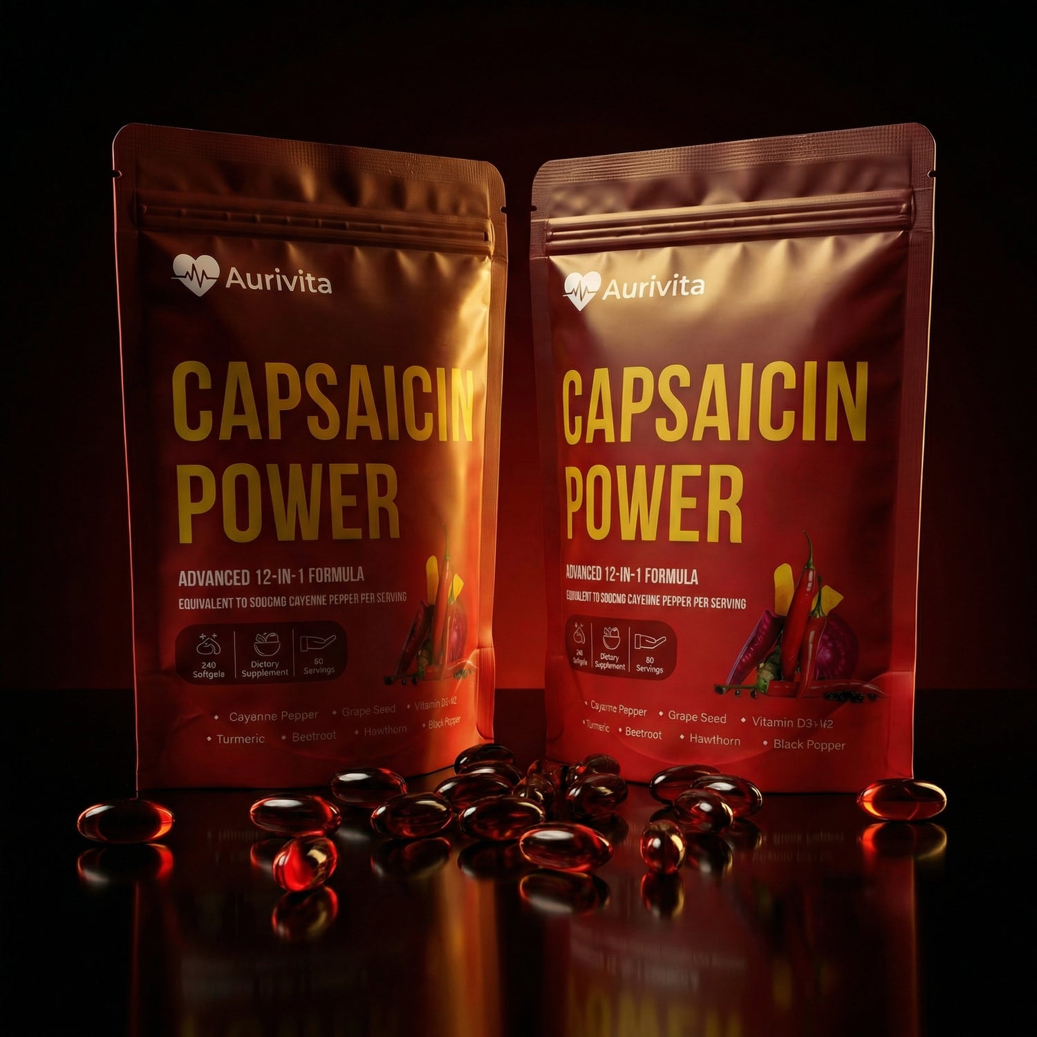 Two bags of Capsaicin Power